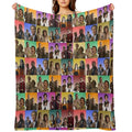 BBC Ghosts Retro Portraits Multi-functional Throw Blanket