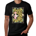 Holly Hobbie Bloom Where You Are Planted Floral Retro  High-quality Stitching T-Shirt