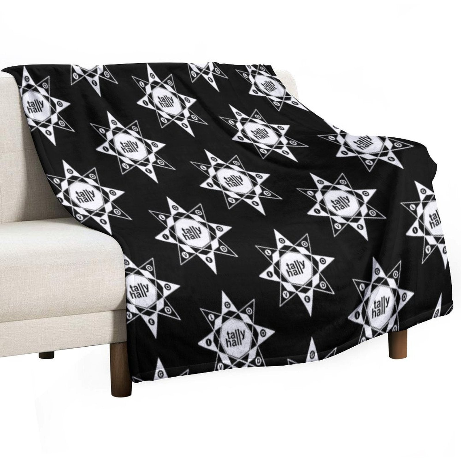 Tally Hall Goodevil White Durable Throw Blanket