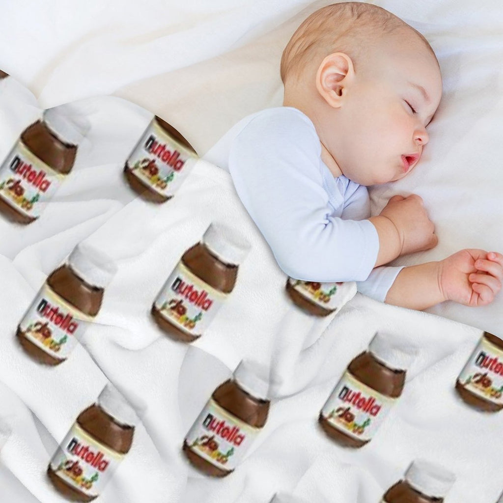 Real Nutella Easy Care Throw Blanket