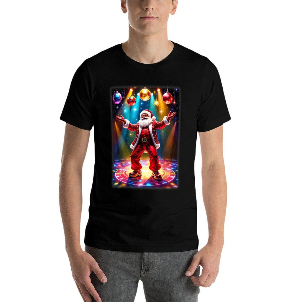 Retro Disco Santa Funky Vintage Christmas  Versatile T-Shirt