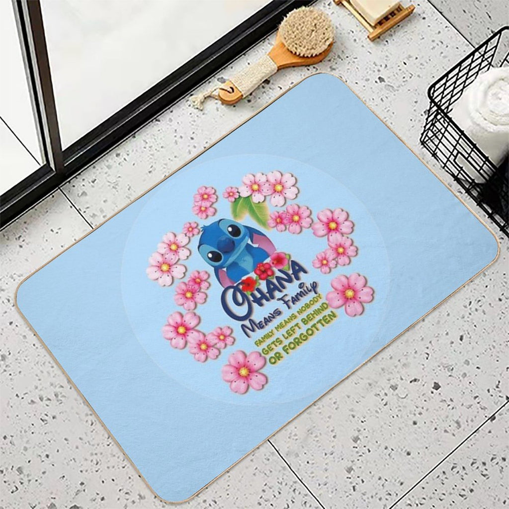 Ohana Stitch  Easy Maintenance Bath Mat