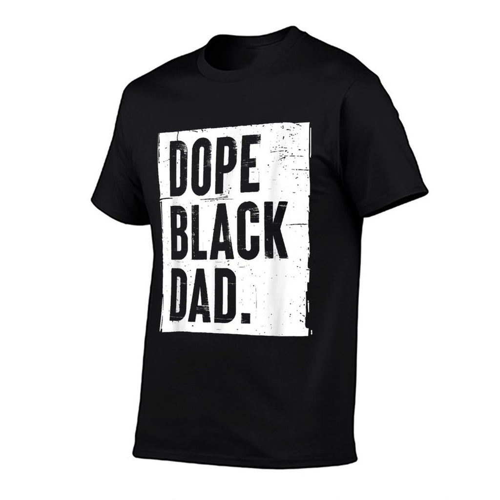 Dope Black Dad New Dad Fathers Day Gift African American Dad  Vintage-inspired T-Shirt