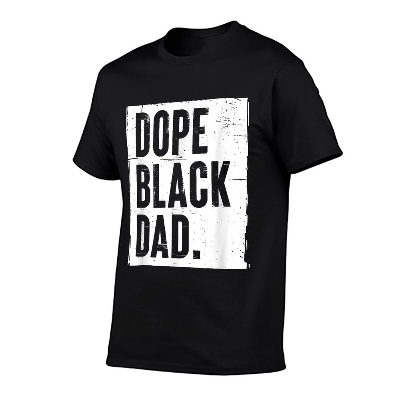 Dope Black Dad New Dad Fathers Day Gift African American Dad  Vintage-inspired T-Shirt