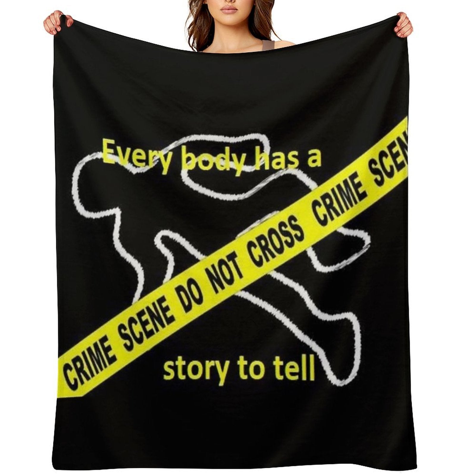 Every Body Has A Story to Tell Quick-dry Throw Blanket