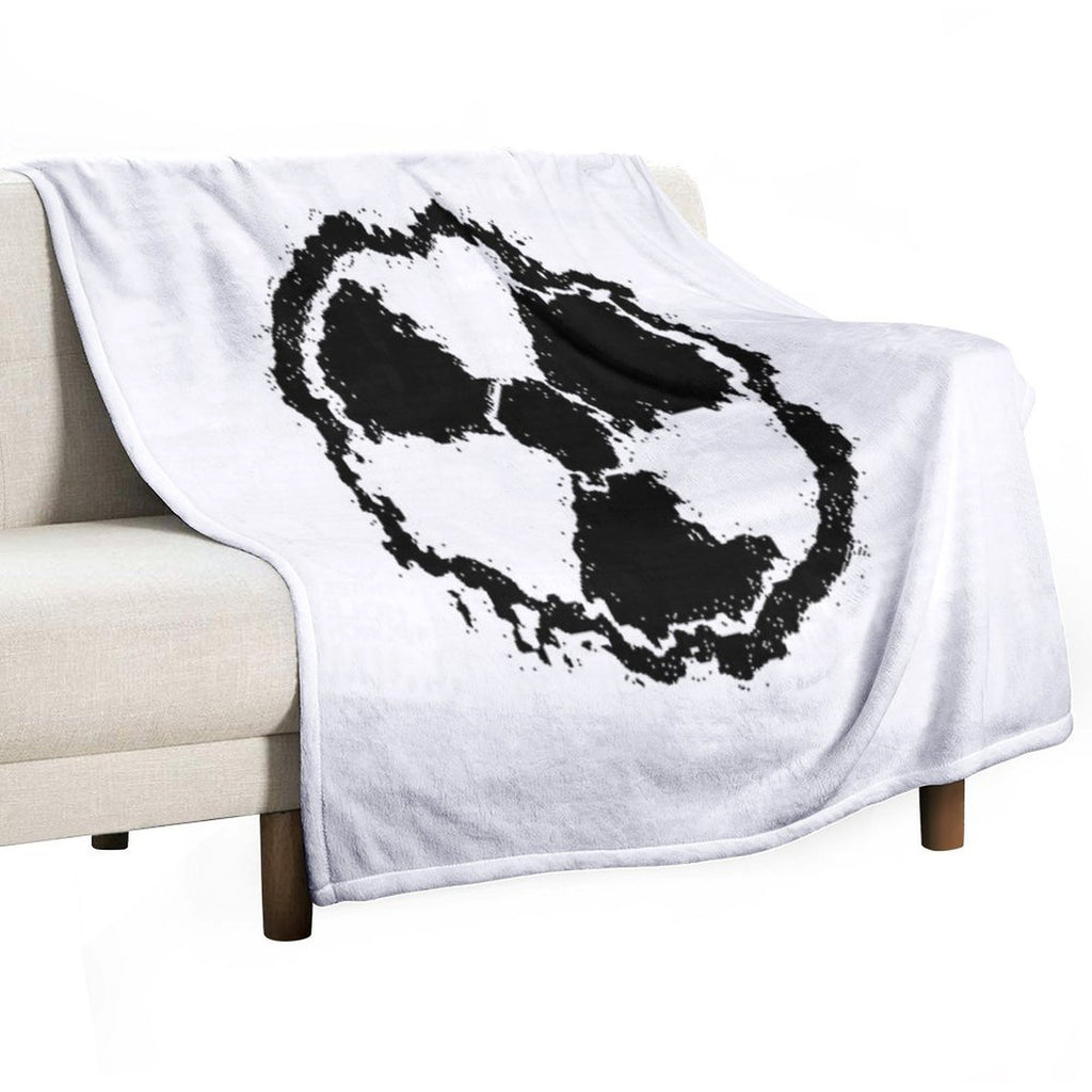 Toxic Hazard Embled Eco-conscious Throw Blanket