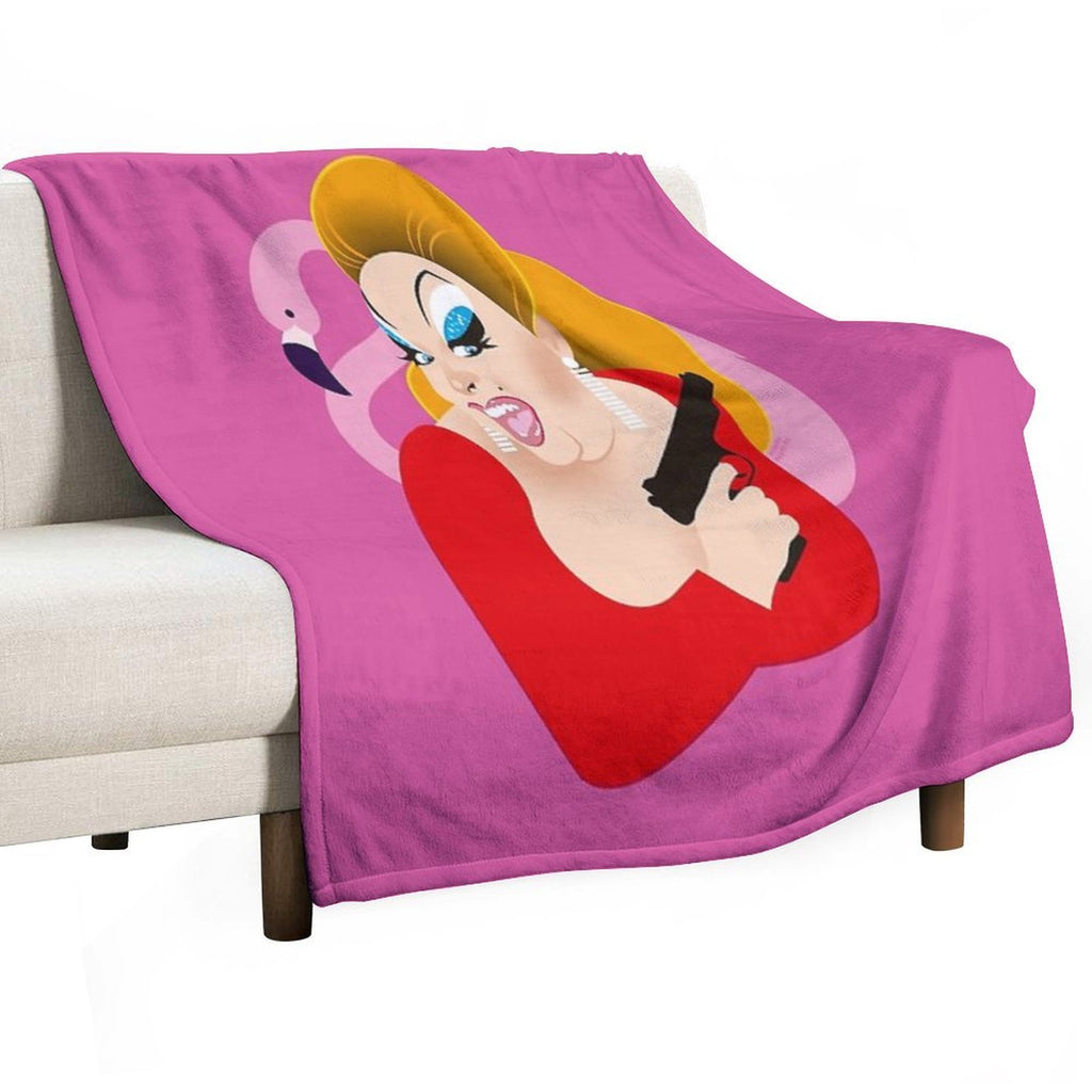Divinely Pink All-season Throw Blanket