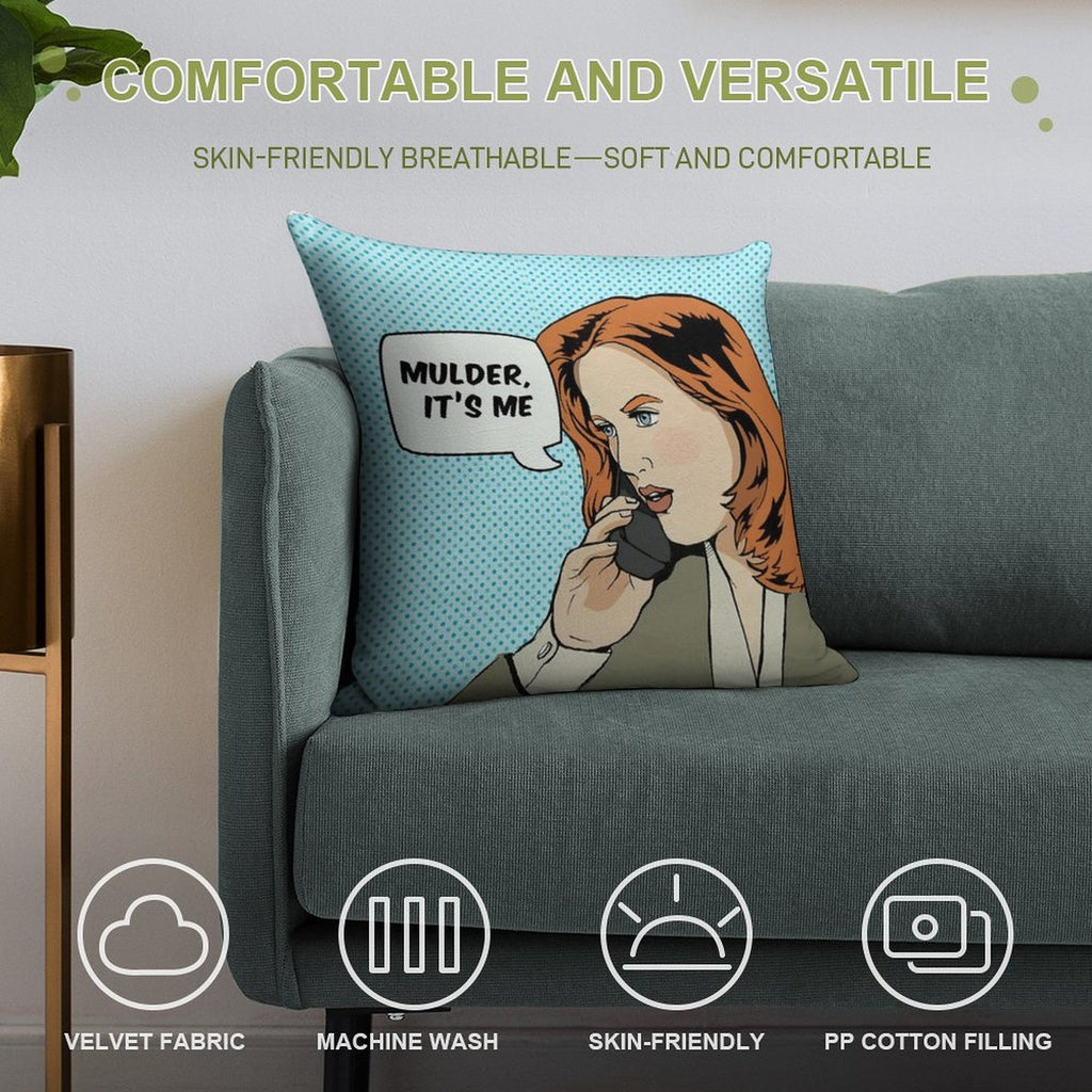 Pop Scully Soft High-Density Material Throw Pillow