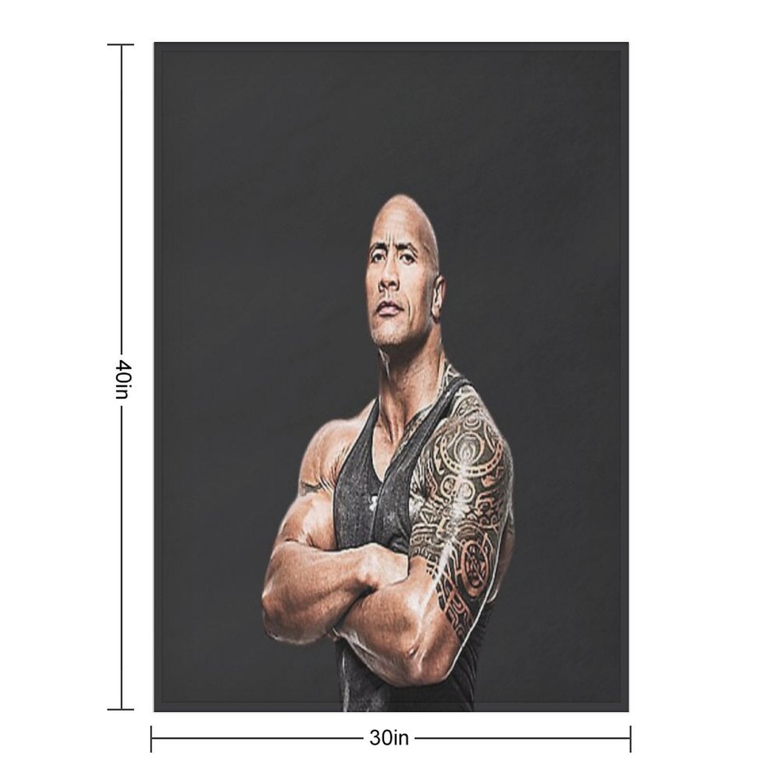 CAN YOU SMELL WHAT THE ROCK IS COOKING Anti-pilling Throw Blanket