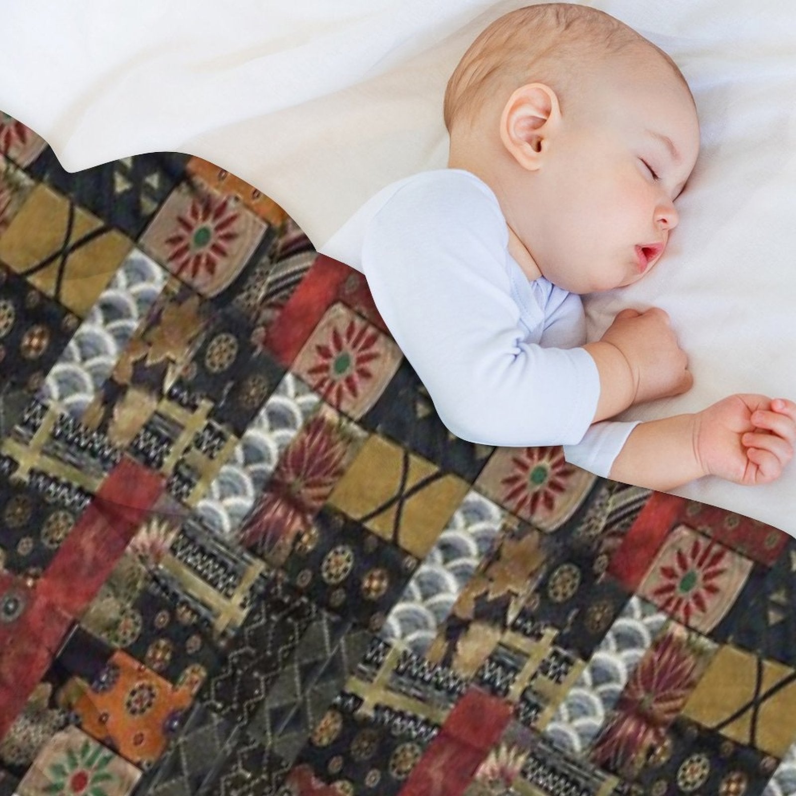 Patchwork Quilt Multi-functional Throw Blanket