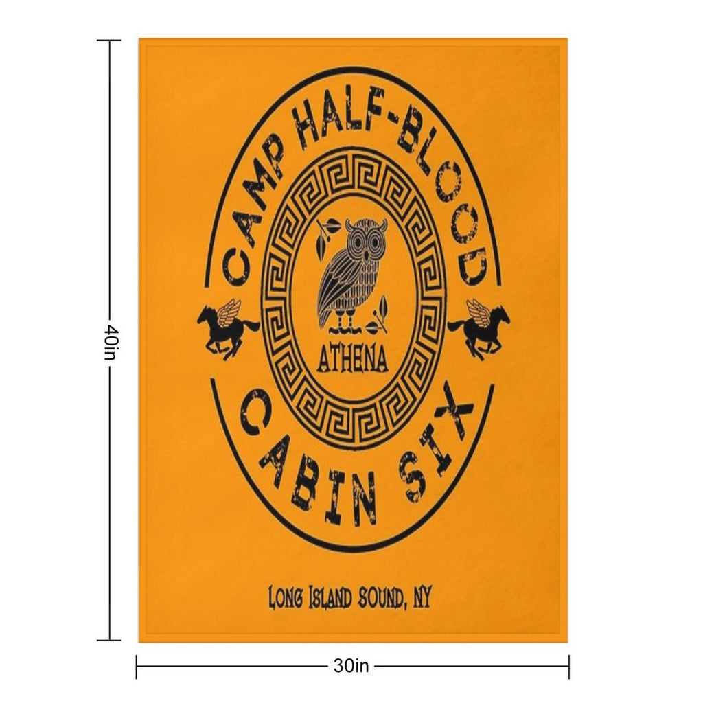 Cabin Six - Athena - Percy Jackson - Camp Half-Blood - Quick-dry Throw Blanket