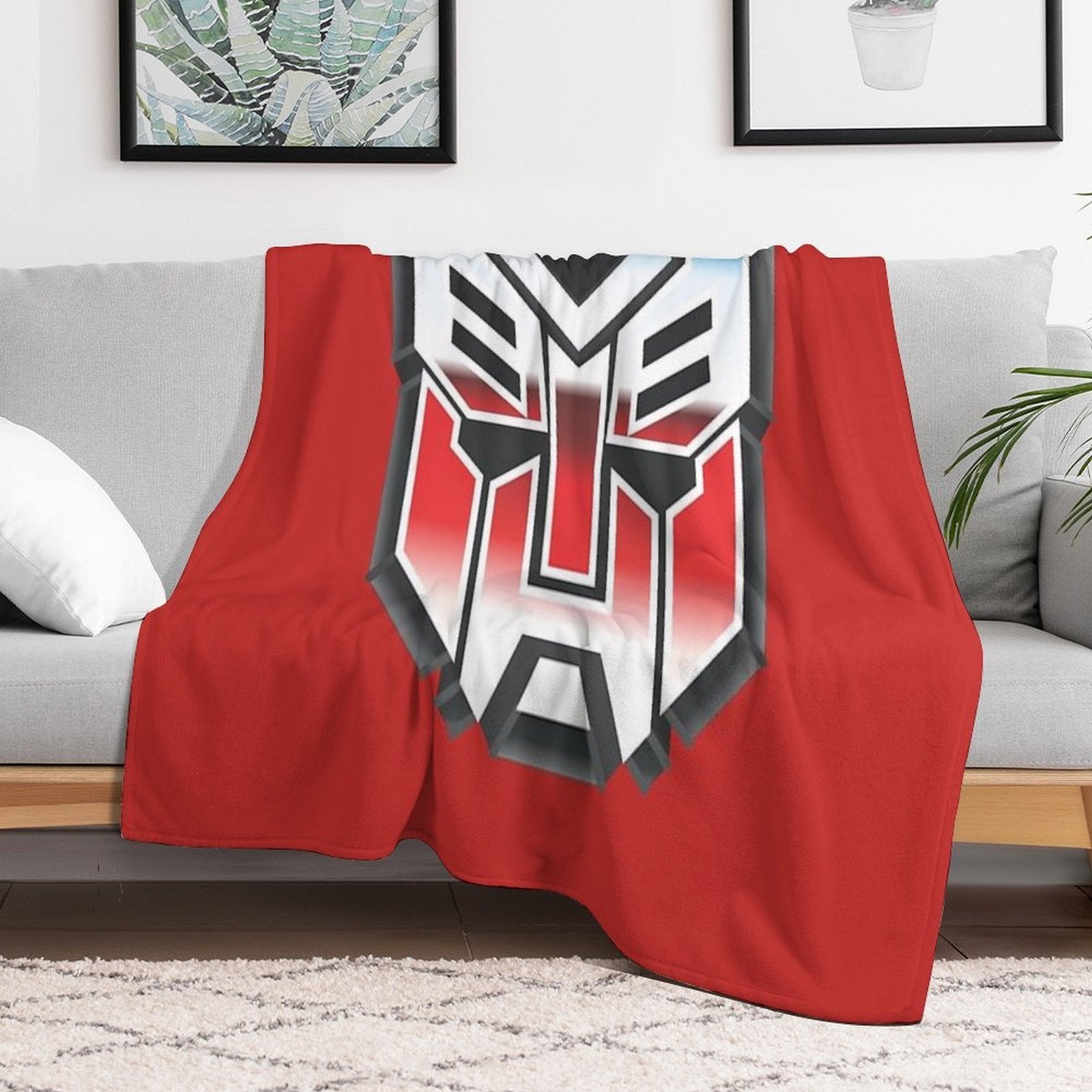 Autobots Vintage Travel-friendly Throw Blanket