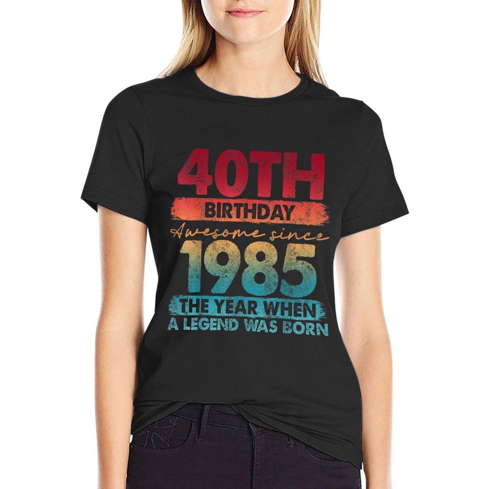 40 Year Old Gifts Vintage 1985 Limited Edition 40th Birthday  Moisture-wicking T-Shirt