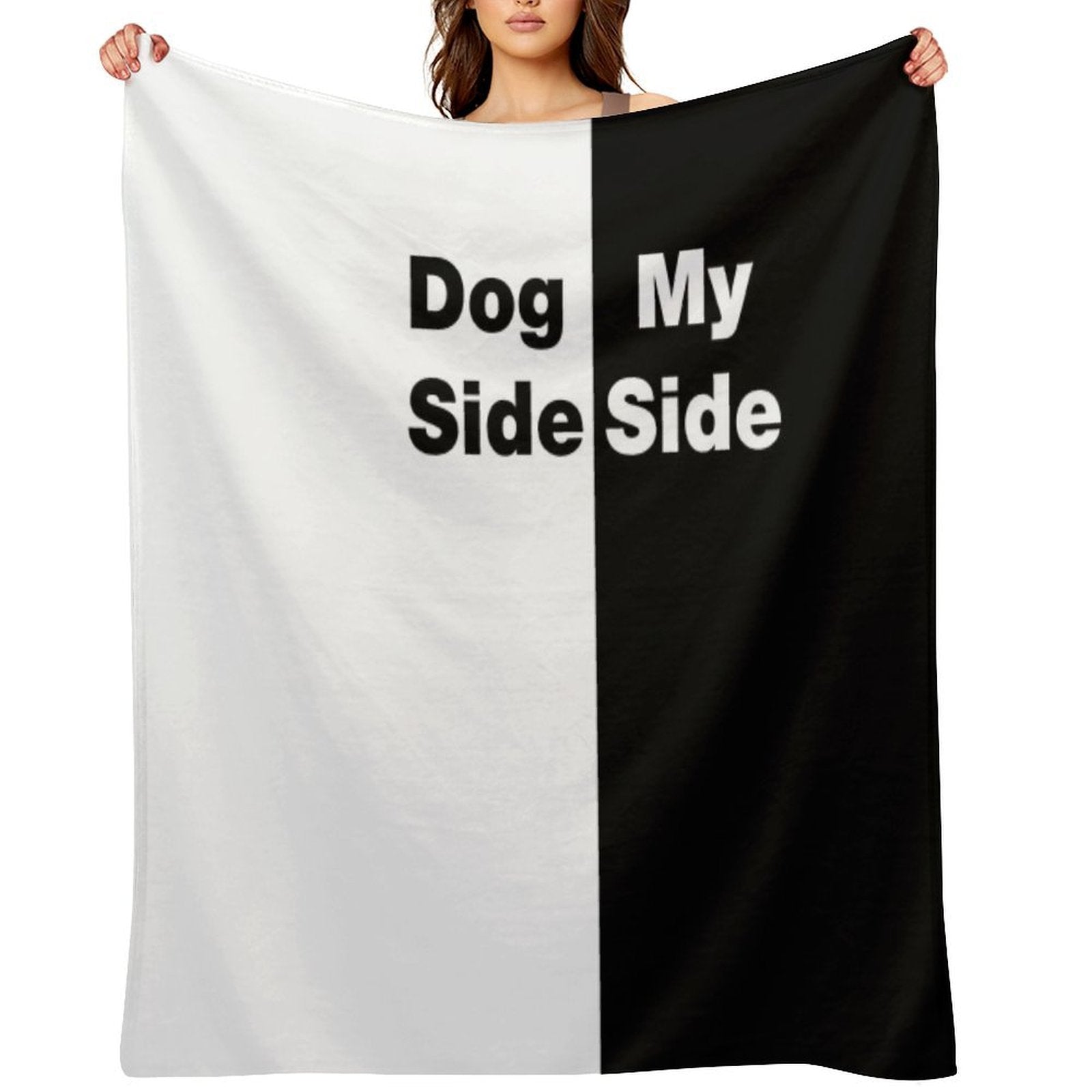 Dog Side My Side Durable Throw Blanket