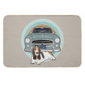 Columbo Car And Dog  Non-Slip Bath Mat