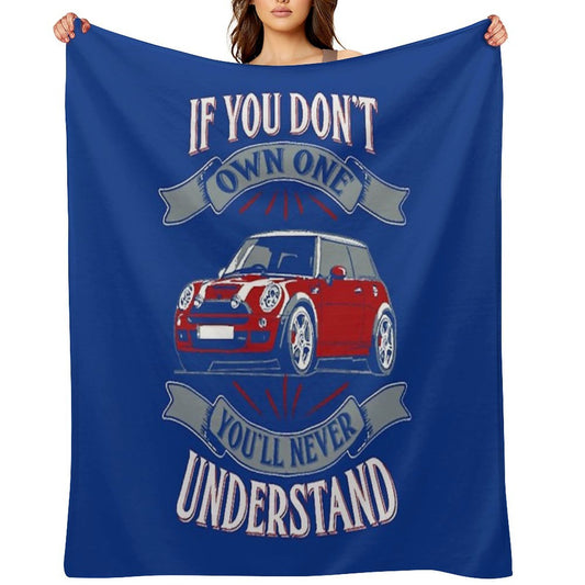 Mini Cooper - Mini Cooper - You Don't Own One Mi Shrink-resistant Throw Blanket