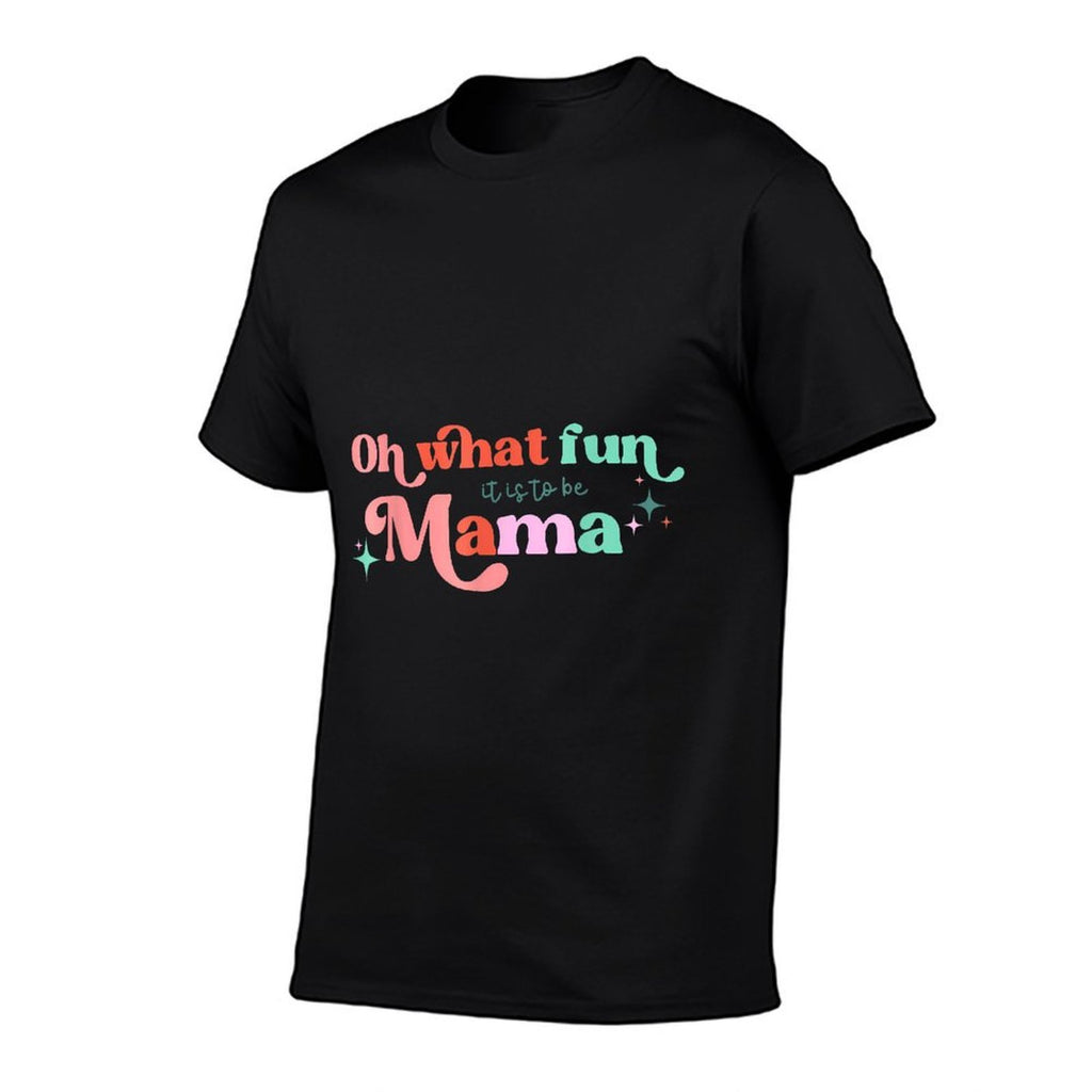 Oh What Fun It Is To Be Mama Christmas Family Matching Xmas  Vintage-inspired T-Shirt