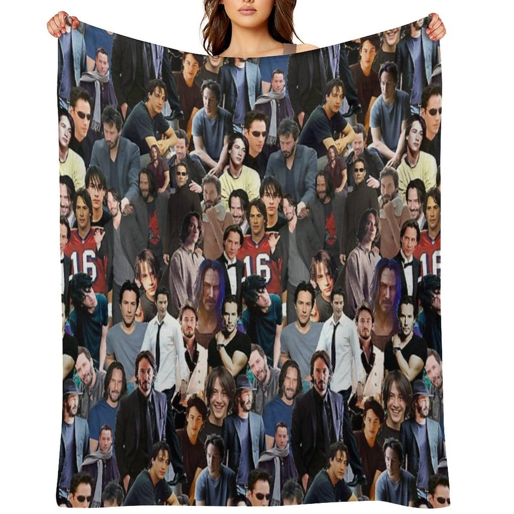 ALL of Keanu Reeves Travel-friendly Throw Blanket