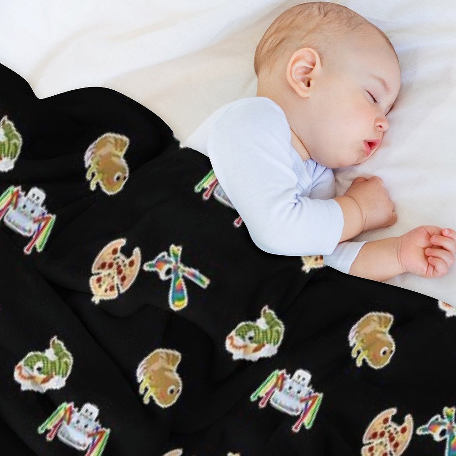 Bugsnax Best Of Bugsnax Pack For Fans Sustainable Throw Blanket