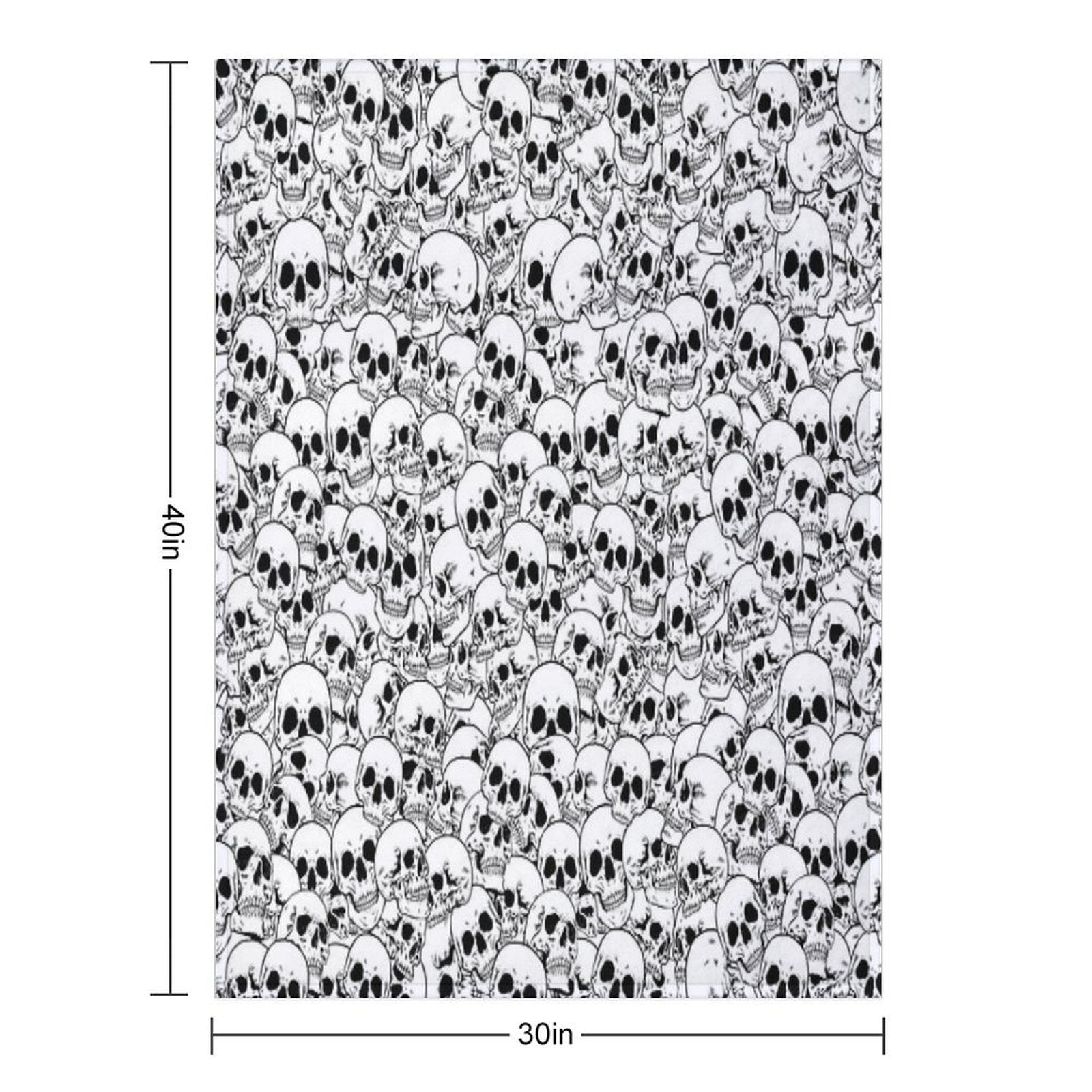Skulls Durable Throw Blanket