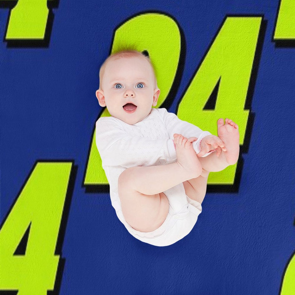Jeff Gordon NASCAR Sticker Durable Throw Blanket