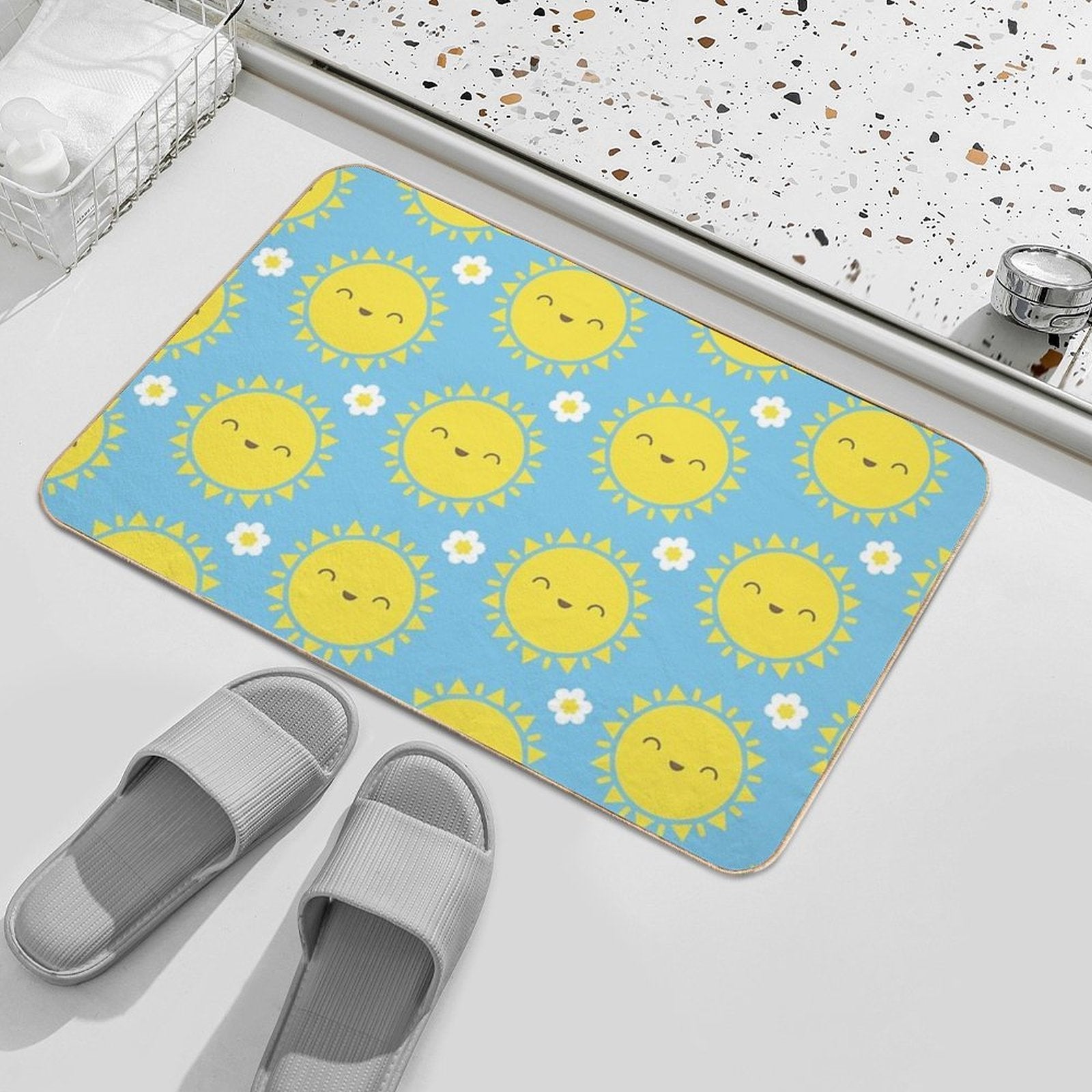 Kawaii Sunny Days  Toxin-Free Bath Mat