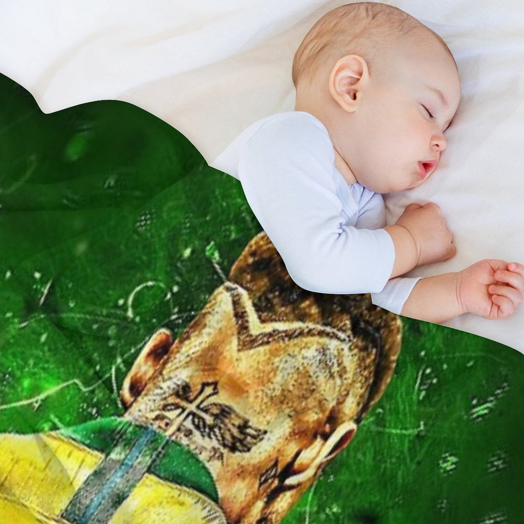 Neymar National Team Sustainable Throw Blanket