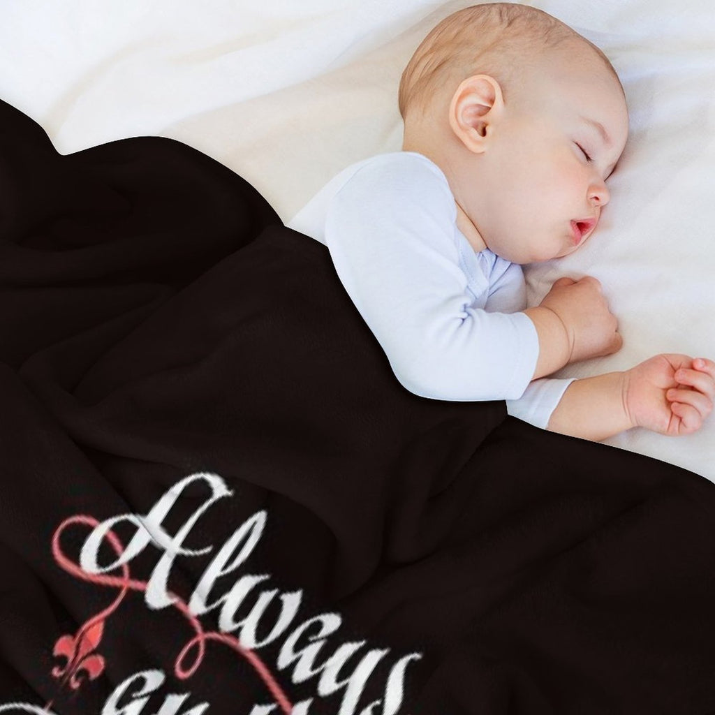 Always And Forever. All-season Throw Blanket