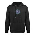Womens Yoga Mandala Meditation T-shirt Blue, Purple, Pink Confetti Pilling-Resistant Hoodie