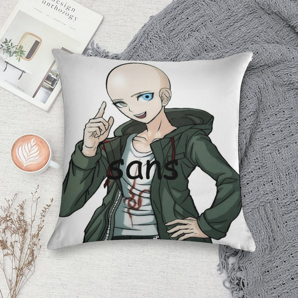 Komaeda Sans Soft Warmth Comfort Throw Pillow