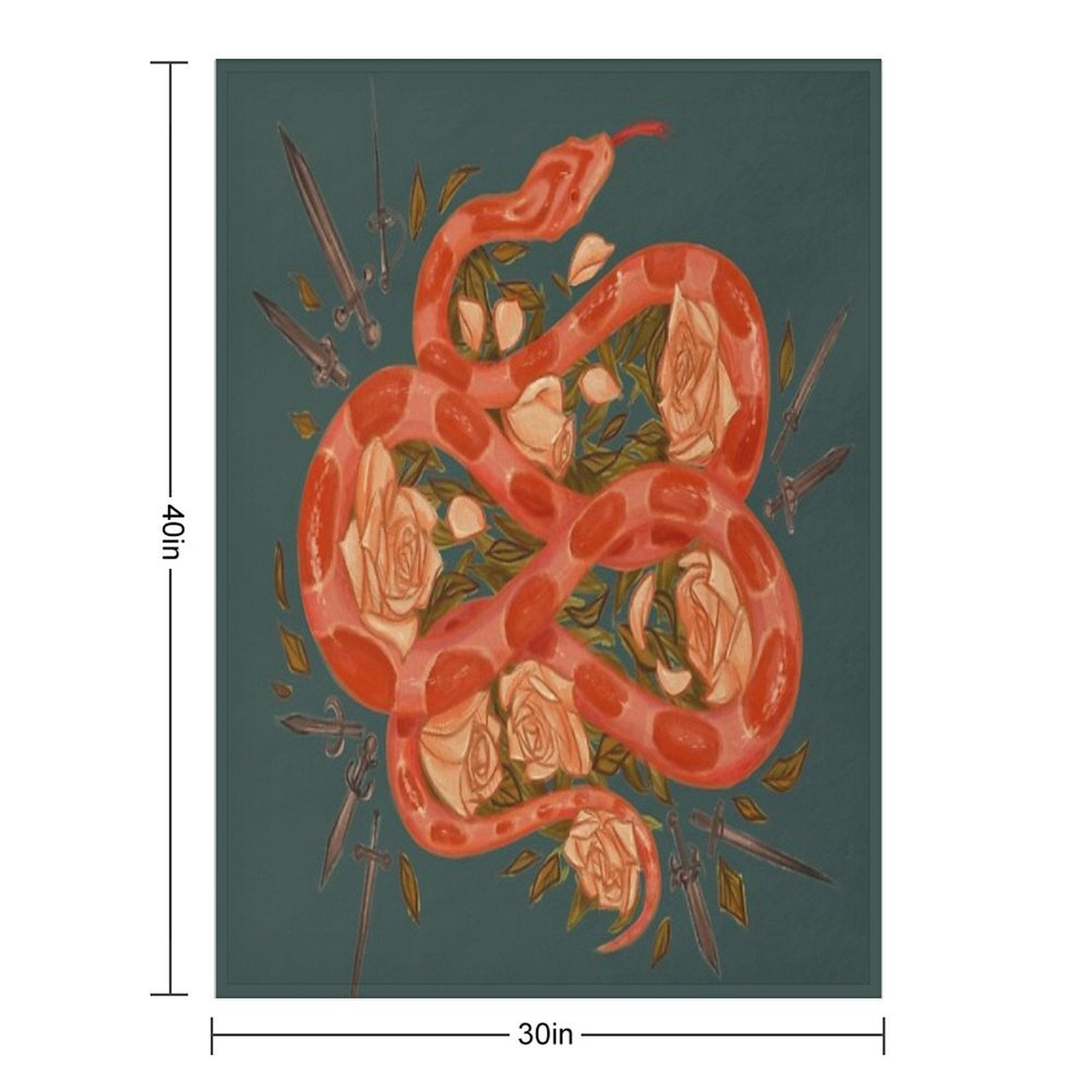 Corn Snake Sweetie Shrink-resistant Throw Blanket