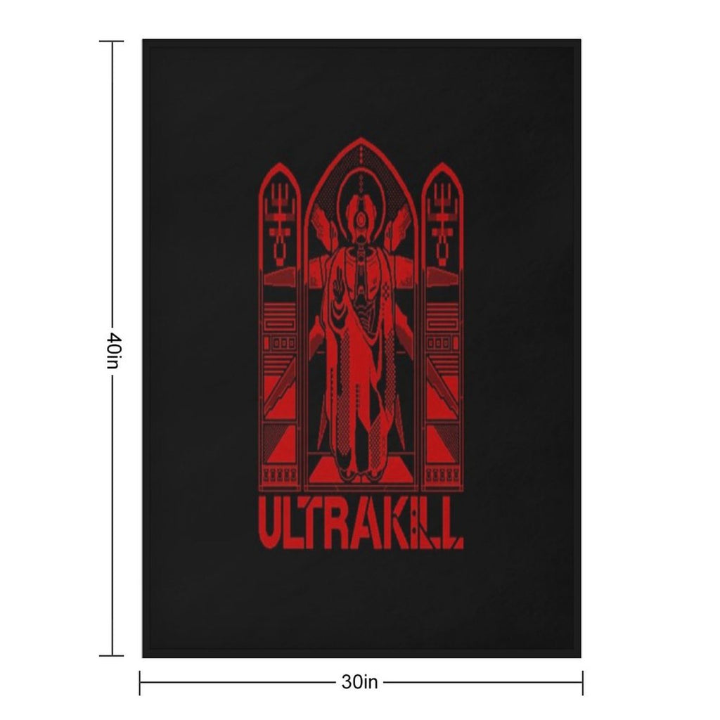 Ultrakill V2 - Gabriel Ultrakill Anti-pilling Throw Blanket