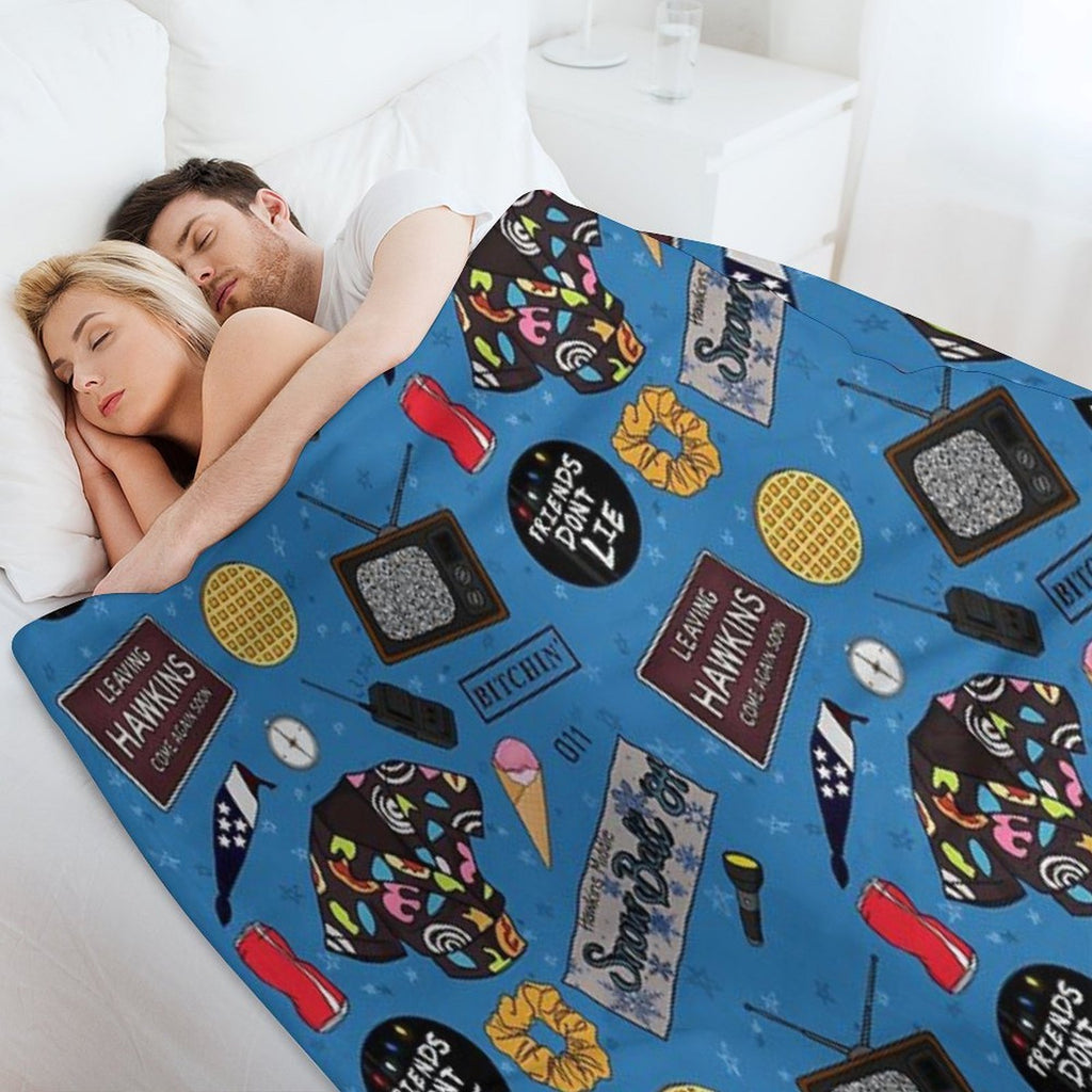 Eleven Character Collage • ST Anti-pilling Throw Blanket