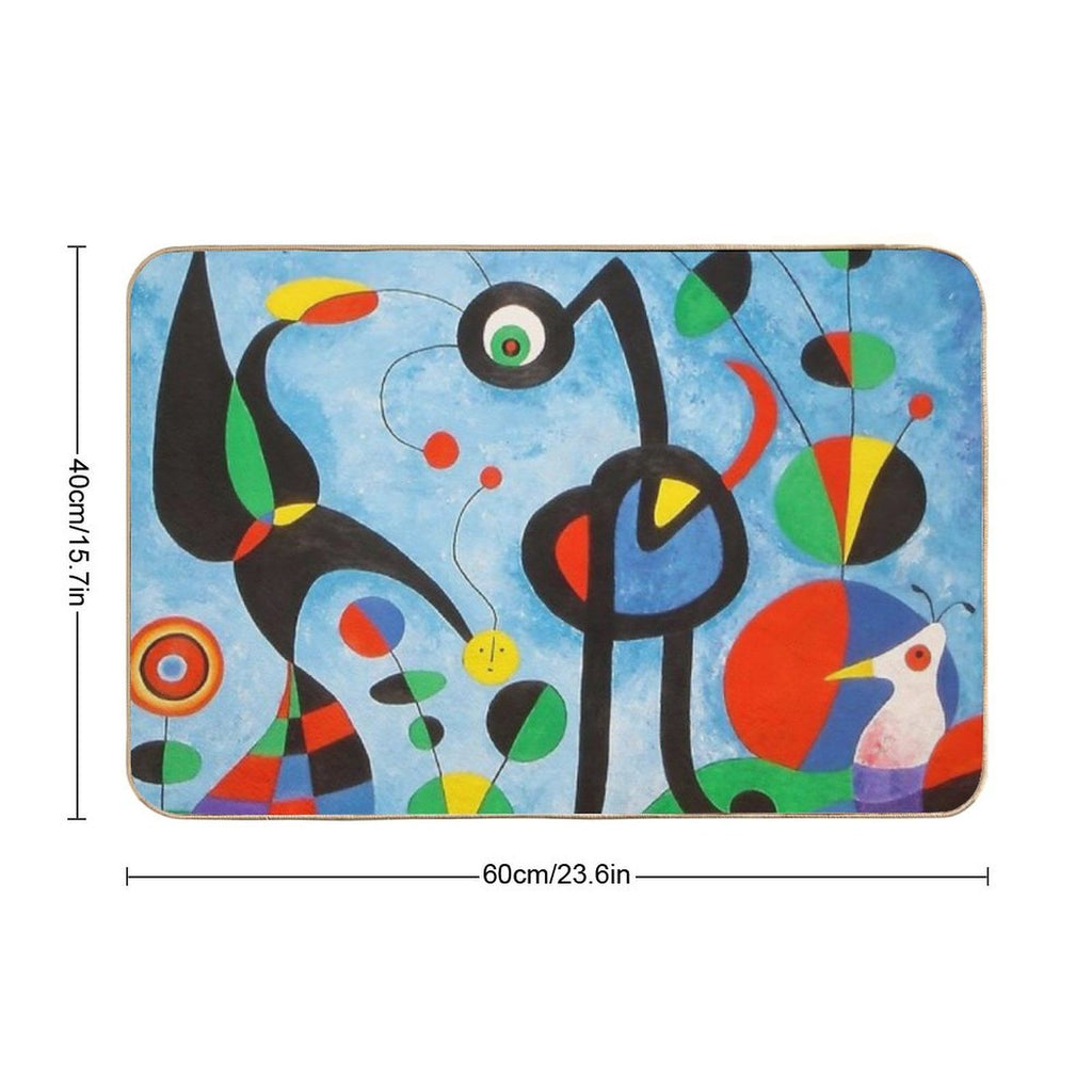 Miro Art  Easy To Clean Bath Mat