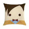 11th Doctor, Matt Smith Soft Durable Construction Throw Pillow