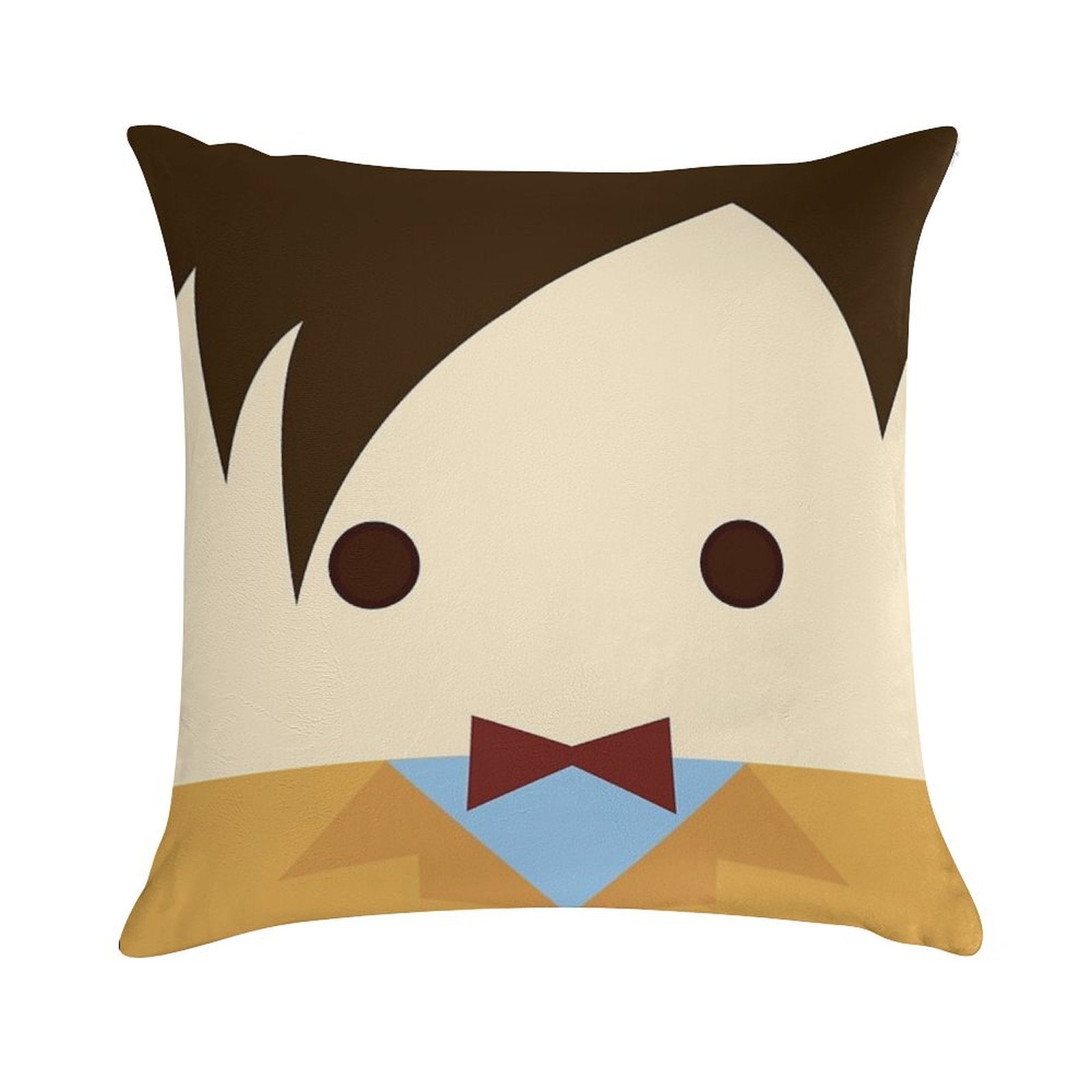 11th Doctor, Matt Smith Soft Durable Construction Throw Pillow