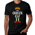 Queen Elf Family Matching Group Christmas  Wrinkle-resistant T-Shirt