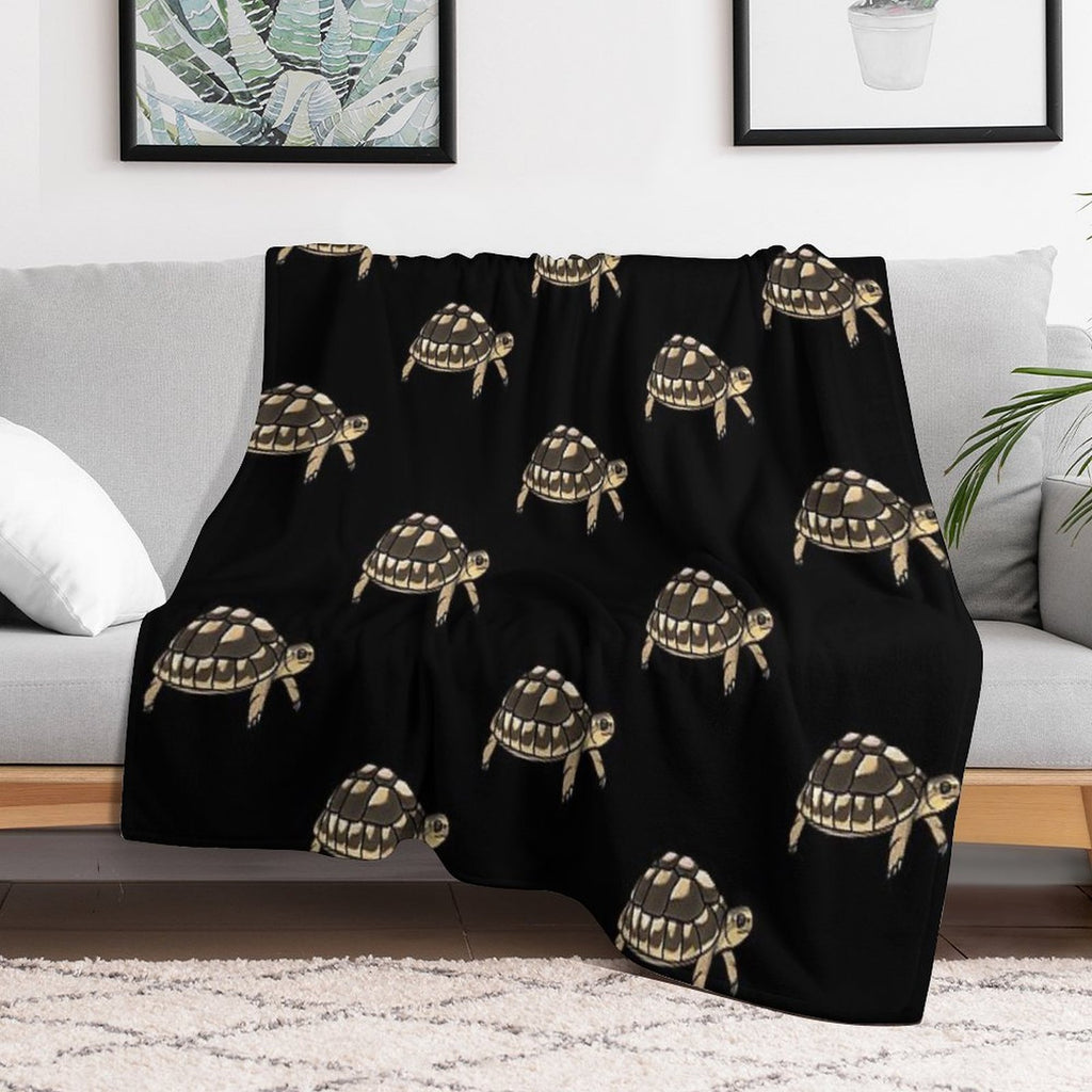 Cute Tortoise for Tortoise Lovers Machine-washable Throw Blanket