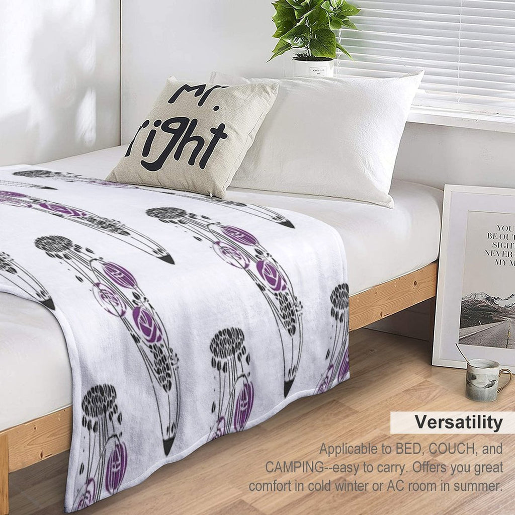Charles Rennie Mackintosh Roses 4. Gift-ready Throw Blanket