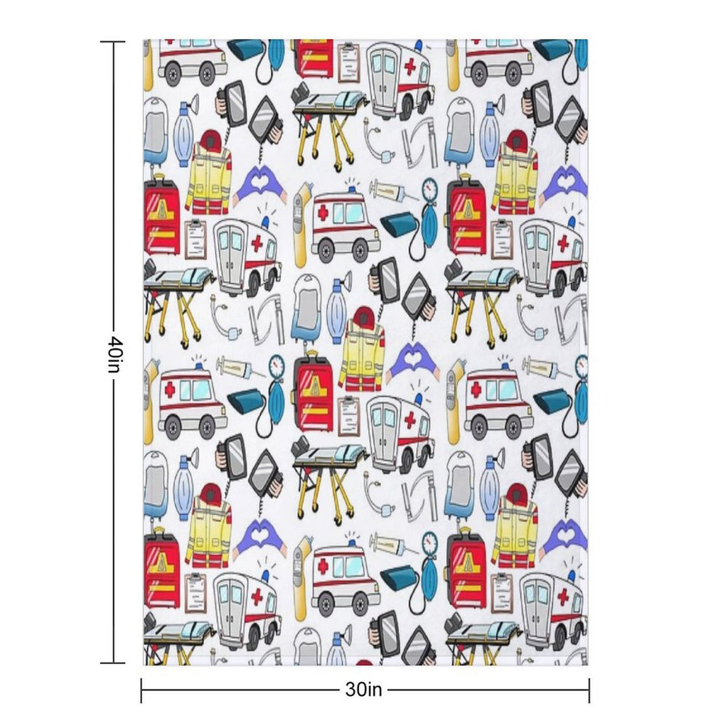 Paramedic Compact Throw Blanket