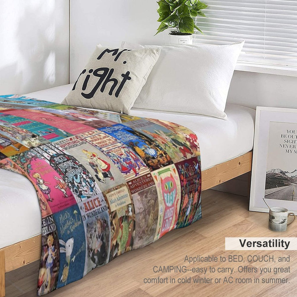 Alice in Wonderland Anti-pilling Throw Blanket