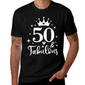 Fifty Birthday, 50th Birthday, Birthday Queen, Birthday Girl Premium  Classic T-Shirt