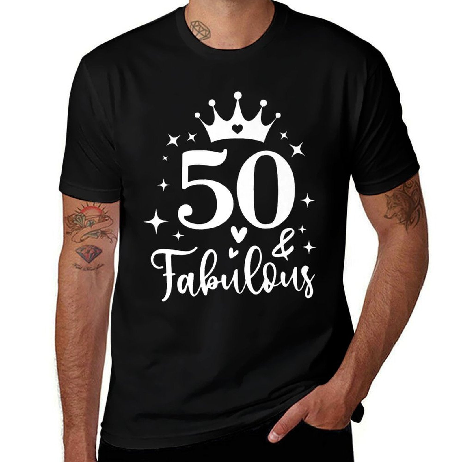 Fifty Birthday, 50th Birthday, Birthday Queen, Birthday Girl Premium  Classic T-Shirt