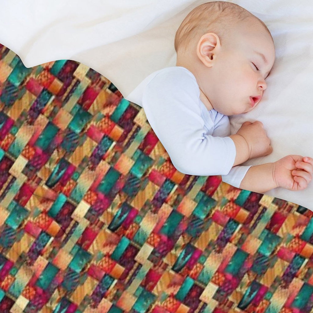 Patchwork Durable Throw Blanket
