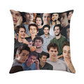 Dylan O’Brien Collage Soft Washable Throw Pillow