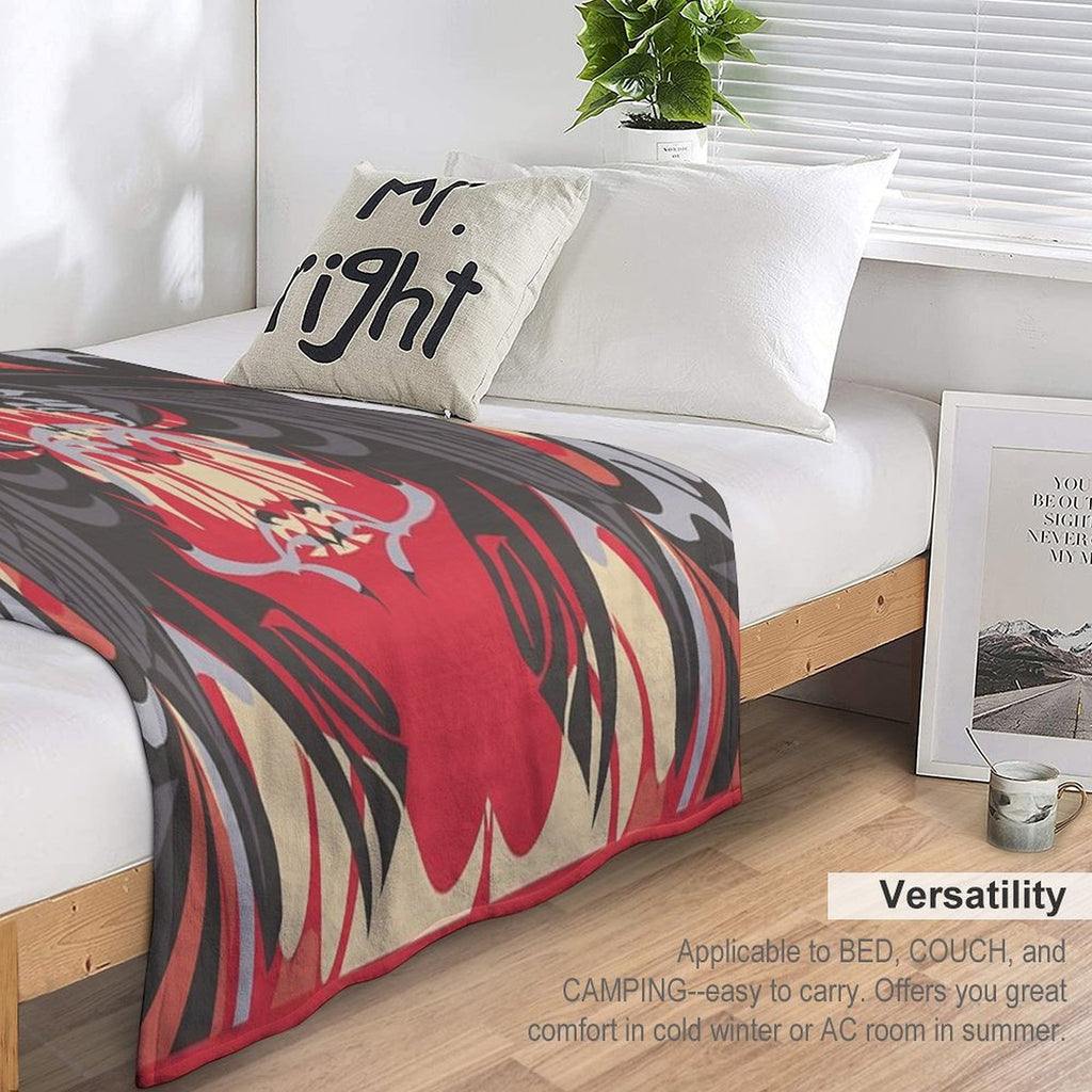 Raven Vision Gift-ready Throw Blanket