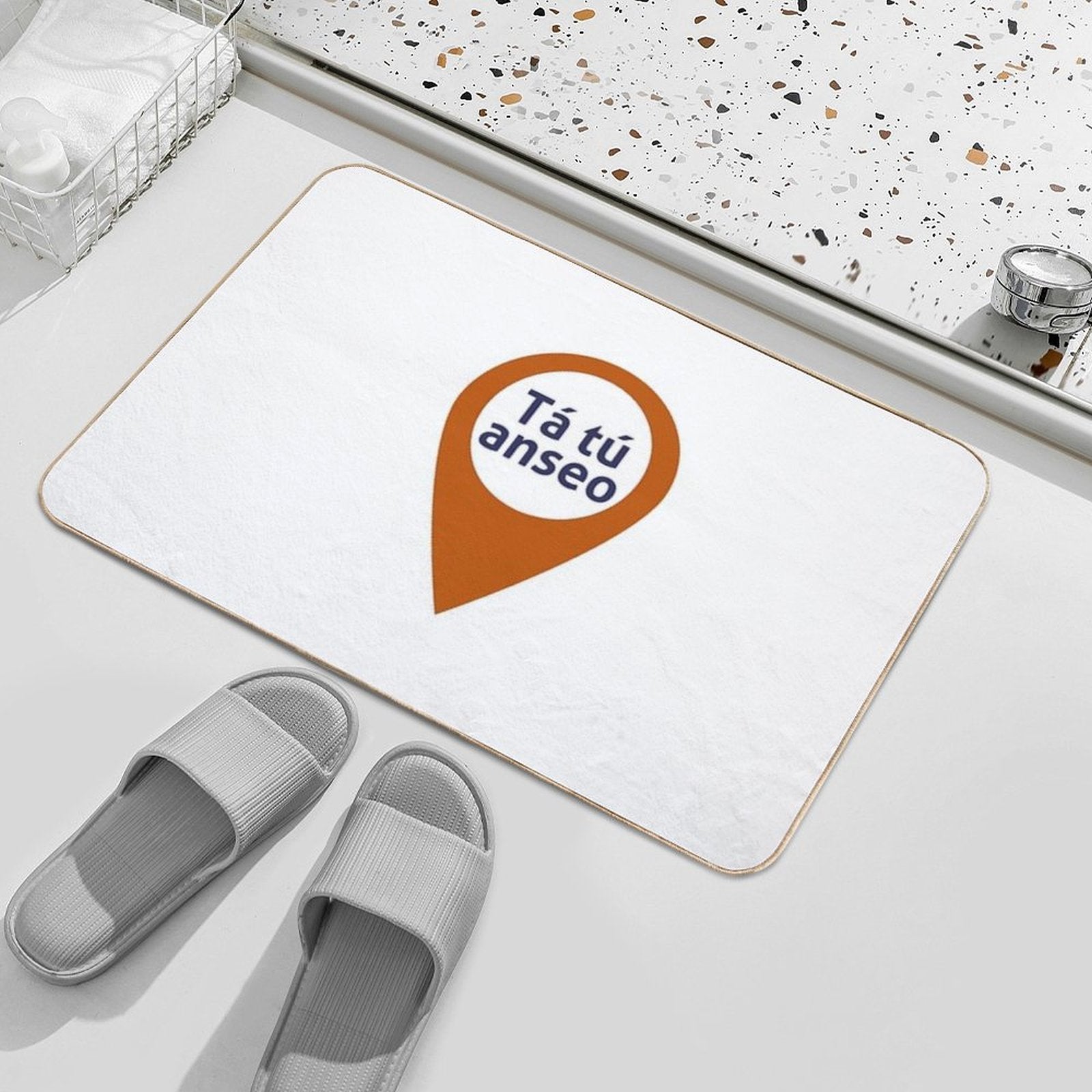 Tá Tú Anseo  Toxin-Free Bath Mat