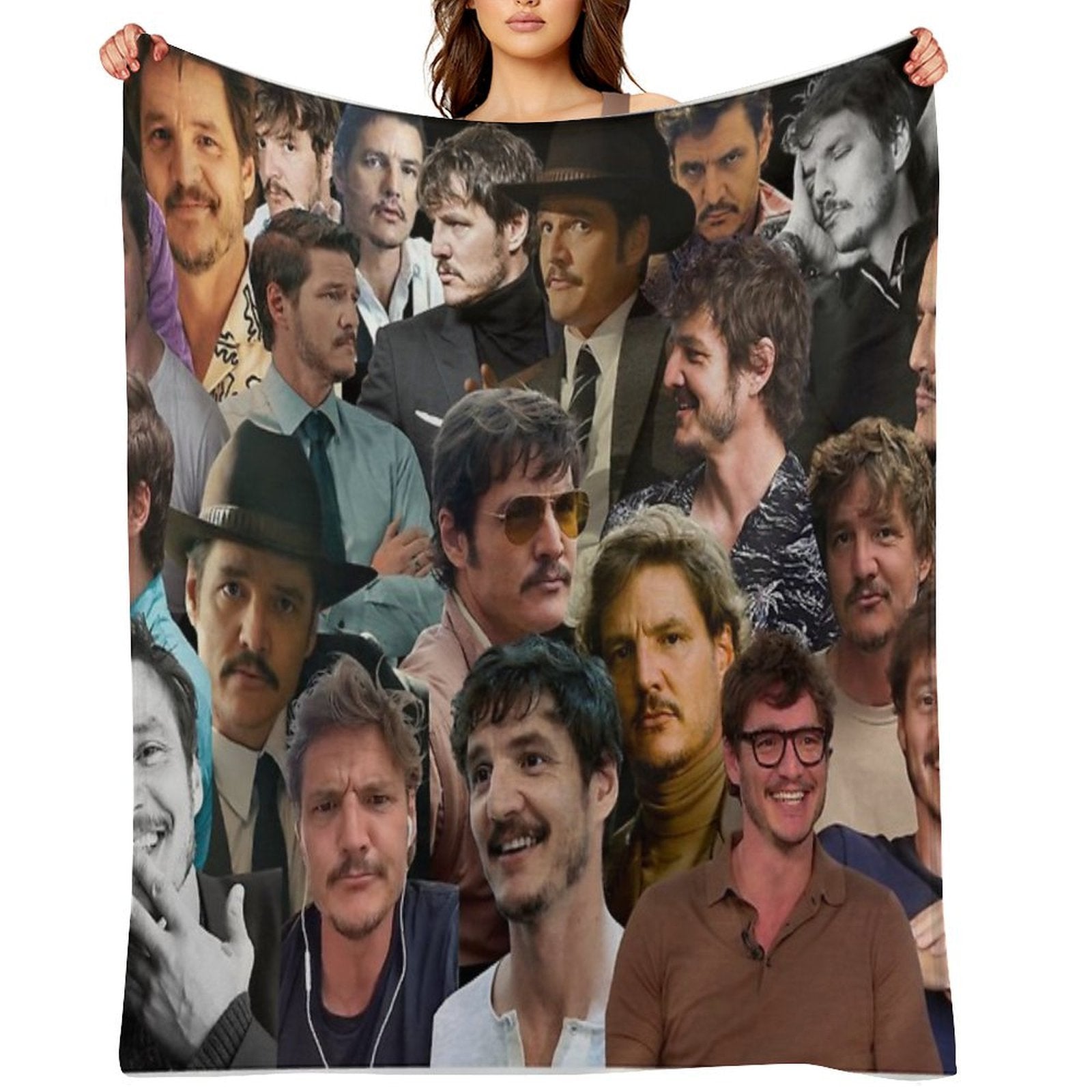 Pedro Pascal Collage Blanket Style Durable Throw Blanket