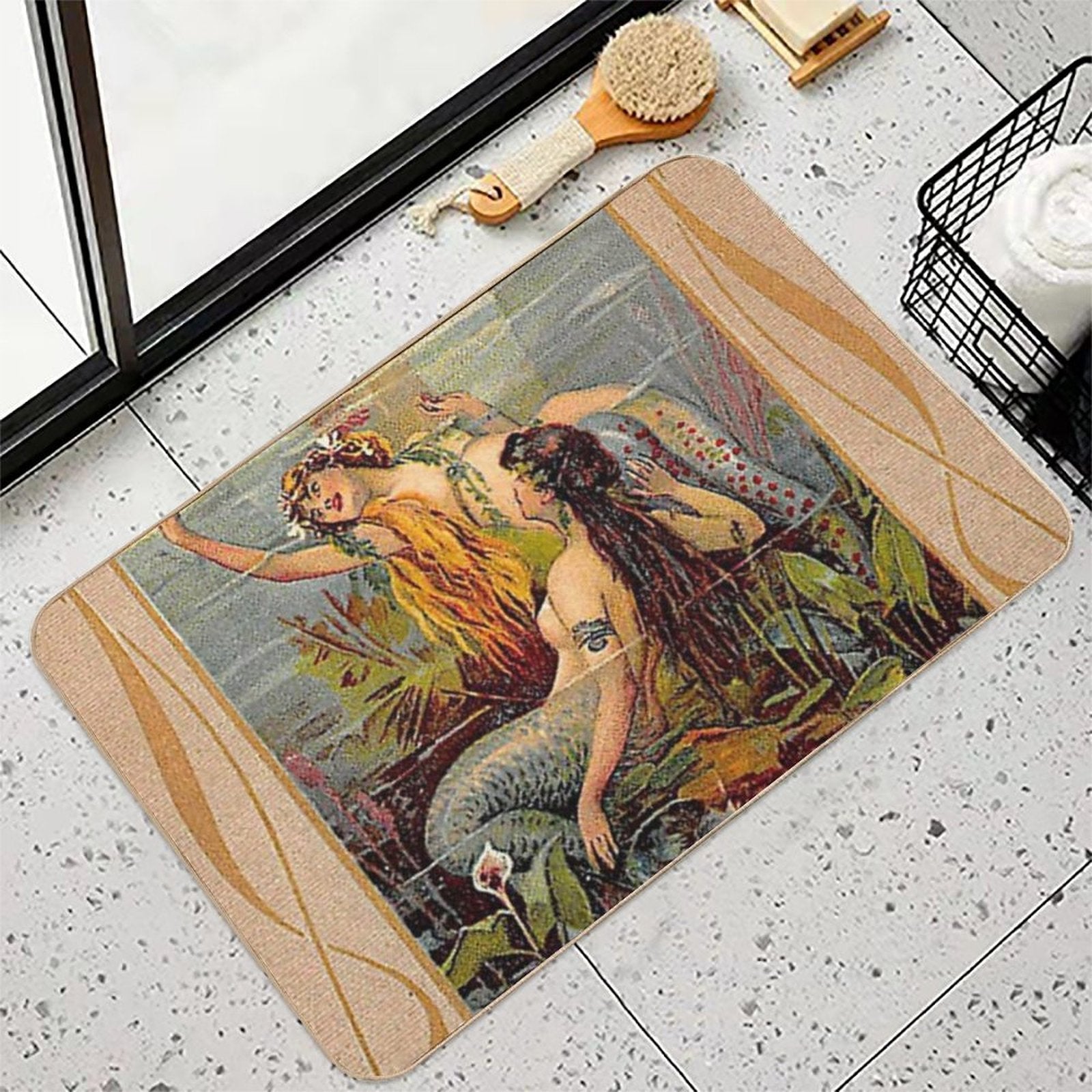 Das Rheingold Mermaid  Pet-Safe Bath Mat