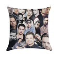 Sebastian Stan Collage Soft Decorative Cover Throw Pillow